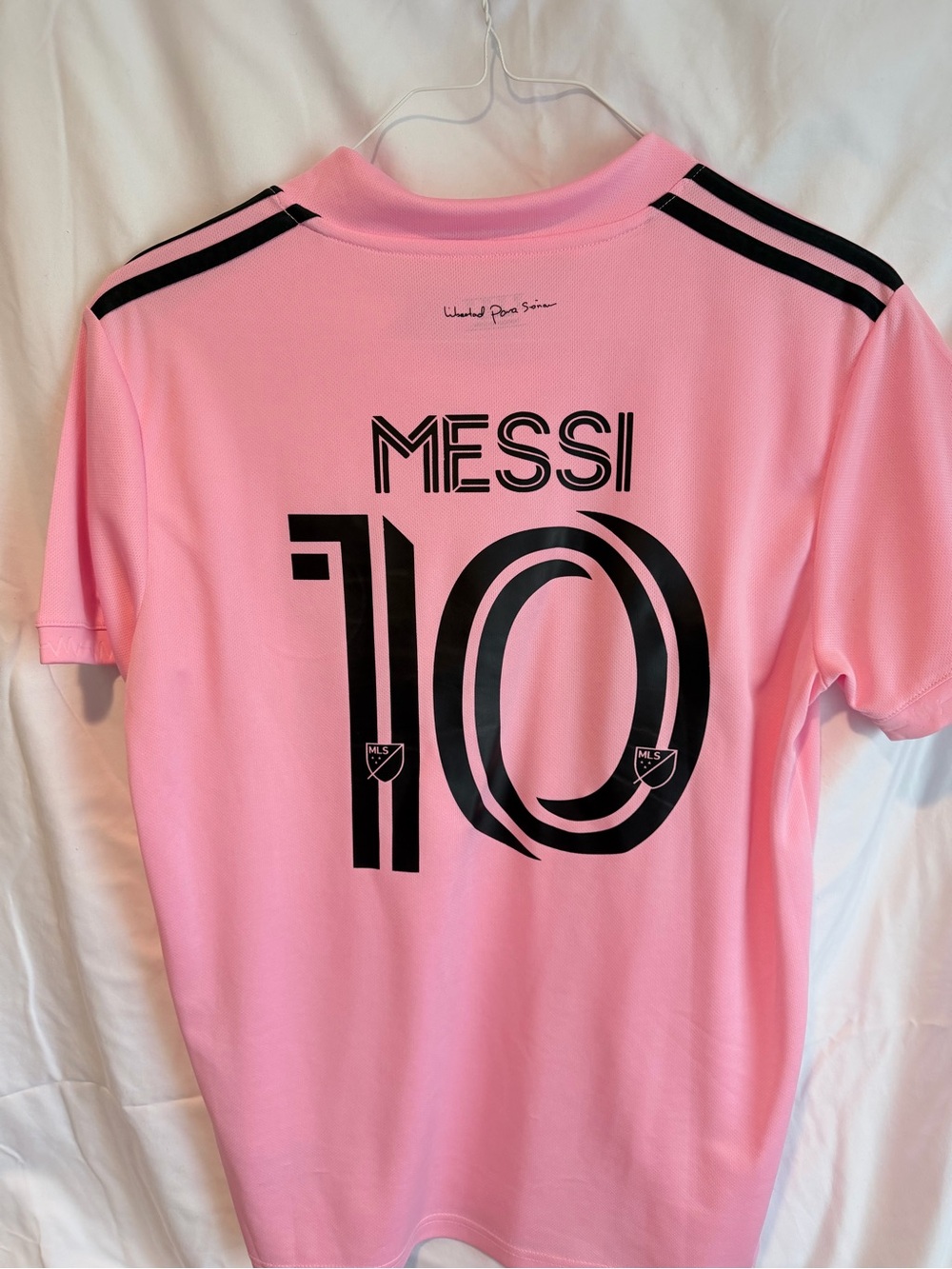 Adidas Lionel Messi Kids' Pink MLS Jersey - #10
